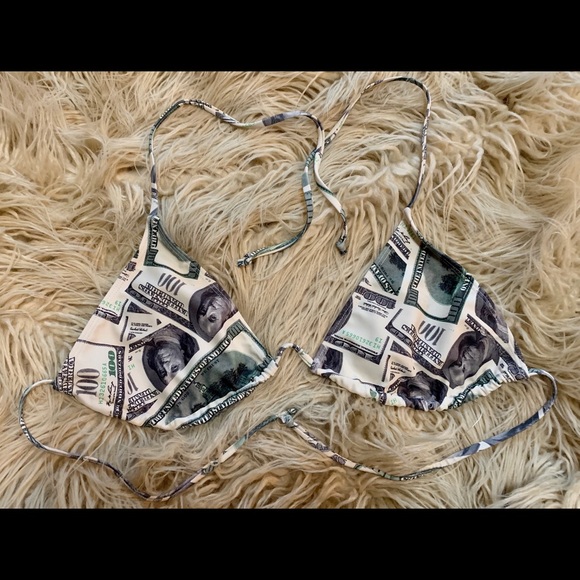 Fashion Nova Other - MONEY BIKINI TOP FASHION NOVA 3XL